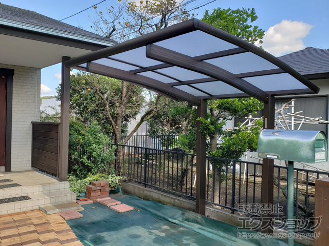 東京都東大和市ののサイクルポート・駐輪場 プレシオスポート ミニ 積雪〜20cm対応 施工例