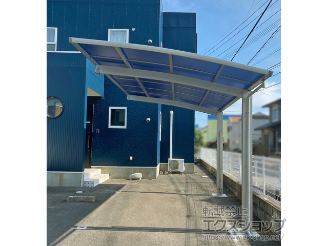 佐賀県唐津市ののカーポート プレシオスポート 積雪〜20cm対応 施工例