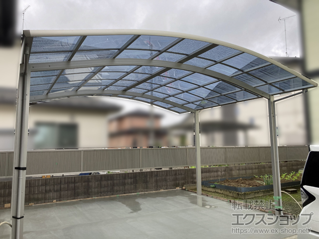 宮城県石巻市ののカーポート レイナツインポートグラン　積雪〜20cm対応 施工例