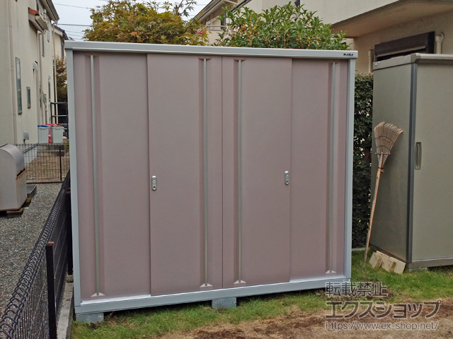 東京都調布市のの物置・屋外倉庫 シンプリー 一般型 2160×905×1903 MJX-219E-AR 施工例