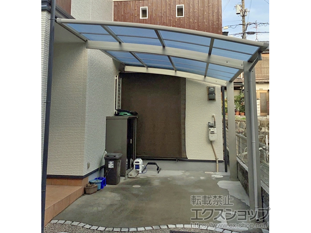 大阪府東大阪市ののカーポート アリュースZ 積雪〜25cm対応 施工例