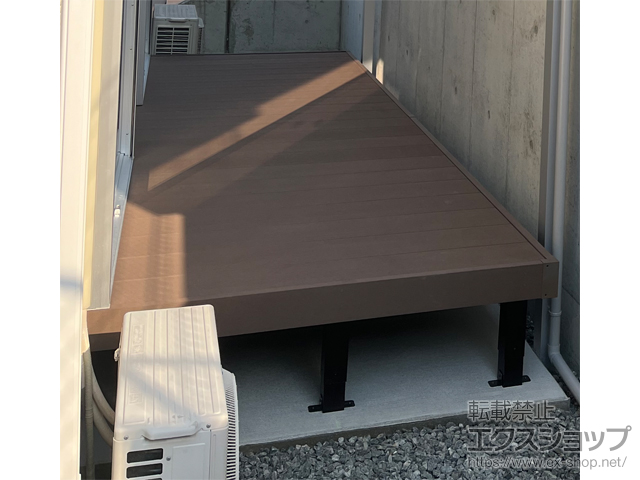 大阪府枚方市ののウッドデッキ リウッドデッキ 200 施工例