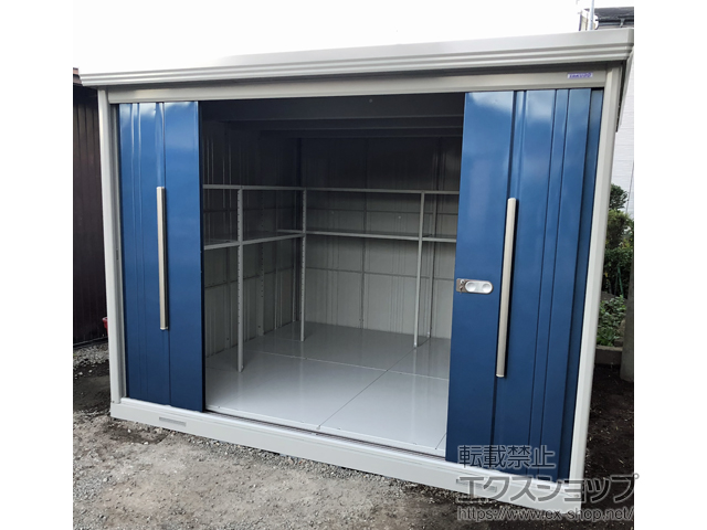 岩手県八幡平市のの物置・屋外倉庫 Mr.ストックマンダンディ 多雪型 結露減少型 2900×2622×2110 ND-SZ2926-DB 施工例