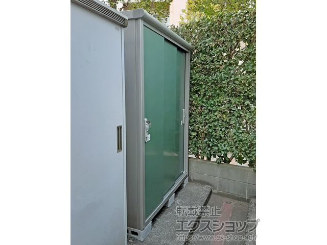 東京都新宿区のの物置・屋外倉庫 エスモ 一般型 1497×900×1959 ESE-1509A-EG 施工例