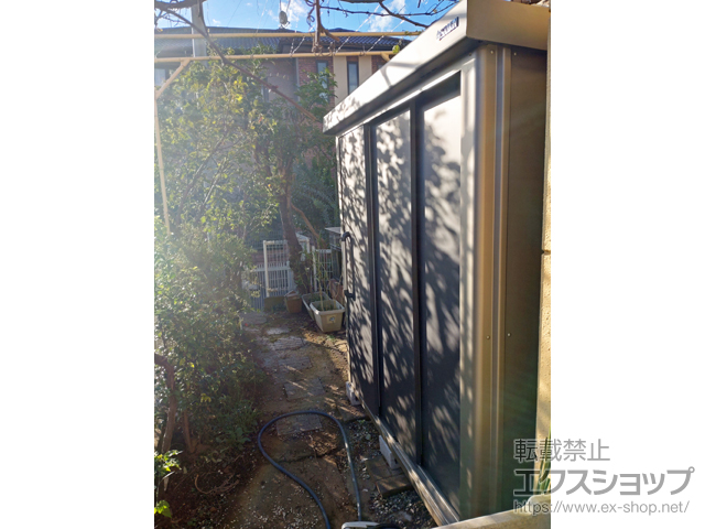 神奈川県秦野市のの物置・屋外倉庫 エスケーエイト SK8-50 一般型 1800×800×1940 SK8-50-GK 施工例