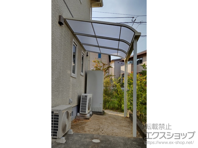 佐賀県鳥栖市ののテラス屋根 スピーネ R型 テラスタイプ 単体 積雪〜20cm対応 施工例