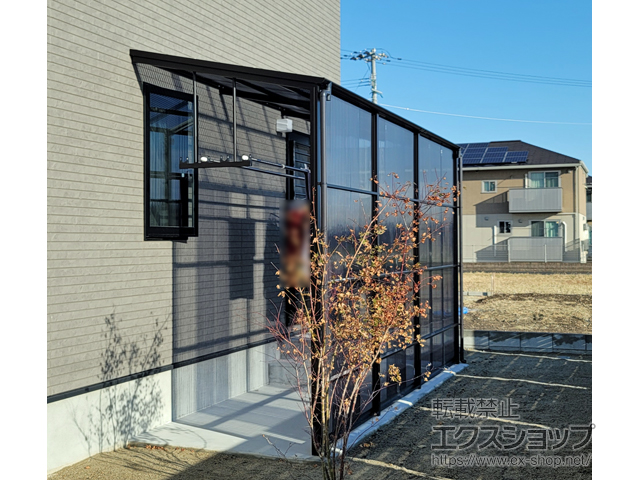 大分県中津市ののストックヤード ストックヤードII オープンタイプ 積雪〜20cm対応 施工例