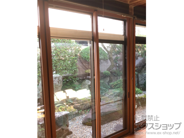 福岡県八女市のの二重窓（内窓） インプラス 引違い窓 変則4枚建 施工例