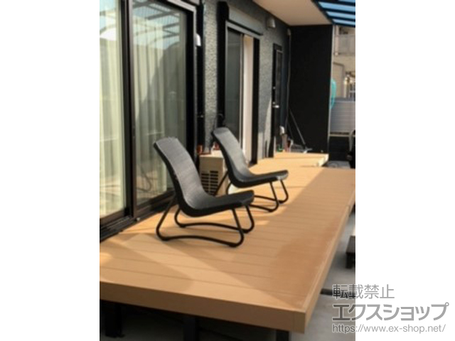 千葉県佐倉市ののウッドデッキ リウッドデッキ 200 施工例