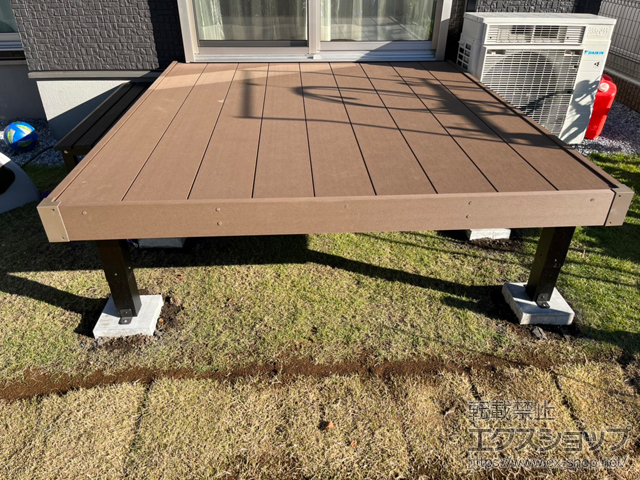 栃木県宇都宮市ののウッドデッキ リウッドデッキ 200 施工例