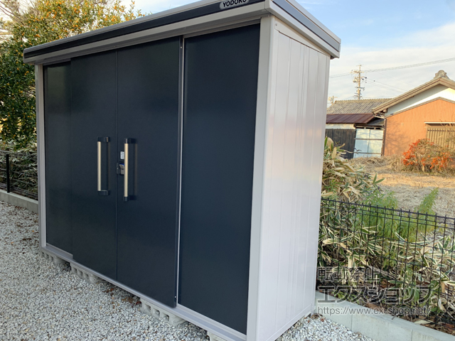 愛知県知多郡東浦町のの物置・屋外倉庫 エルモ 一般型 （LMD-2908） 施工例