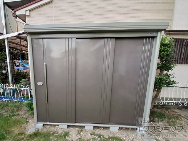 愛知県大府市のの物置・屋外倉庫 Mr.ストックマンダンディ 一般型 2532×1222×2110（ND-2512） ND-2512-B 施工例