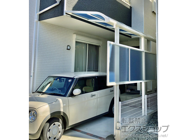 大阪府大阪市ののテラス屋根 ソラリア R型 テラスタイプ 単体 積雪〜20cm対応 施工例