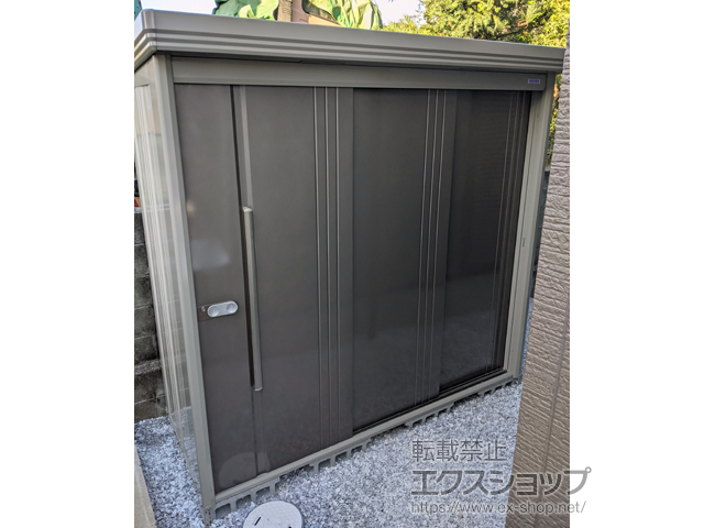 福岡県糟屋郡志免町のの物置・屋外倉庫 Mr.ストックマンダンディ 一般型 2200×890×2110 ND-2208-B 施工例