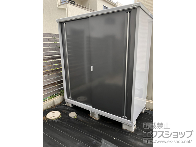 埼玉県春日部市のの物置・屋外倉庫 シンプリー 一般型 1740×905×1903 MJX-179EP-PG 施工例