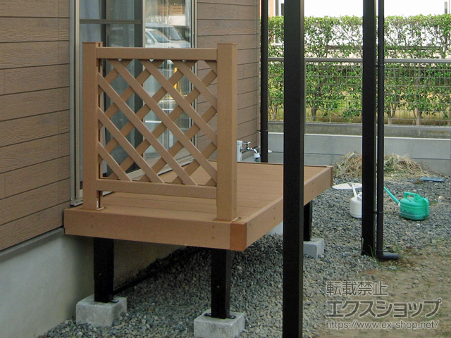 熊本県熊本市ののウッドデッキ マージウッドデッキ 施工例