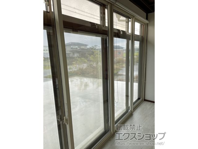 富山県砺波市のの二重窓（内窓） インプラス 引違い窓 4枚建 施工例