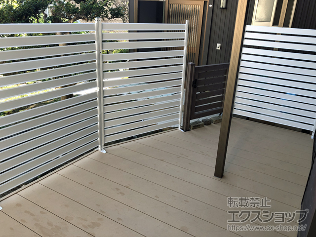 愛知県豊川市ののウッドデッキ リウッドデッキ 200 施工例