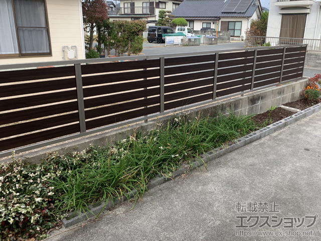 山口県防府市ののフェンス・柵 モクハイフェンス 施工例