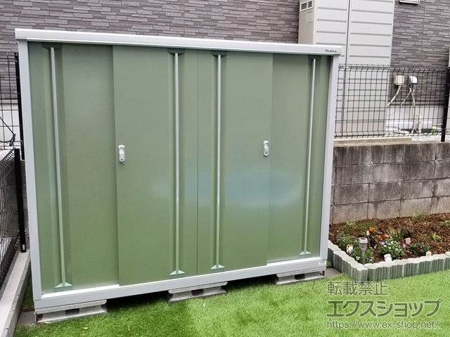 千葉県袖ケ浦市のの物置・屋外倉庫 シンプリー 一般型 1940×905×1603 MJX-199DP-JG 施工例