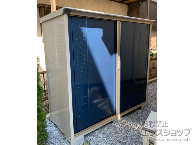 埼玉県富士見市のの物置・屋外倉庫 グランプレステージジャンプ 1695×750×1600 GP-177B-F-DB 施工例