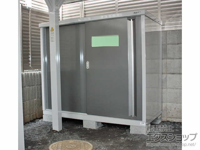東京都中野区のの物置・屋外倉庫 シンプリー 一般型 1520×755×1303 MJX-157C-PG 施工例