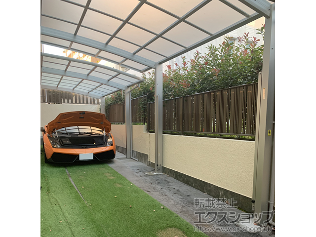東京都世田谷区ののカーポート レイナポートグラン　積雪〜20cm対応 施工例