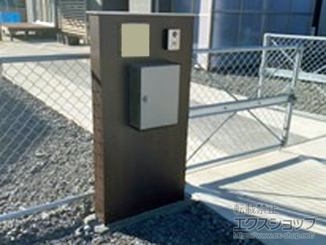 茨城県ひたちなか市のの機能門柱・ポスト ウォールスクリーン ファンクション門袖 ＃06 施工例