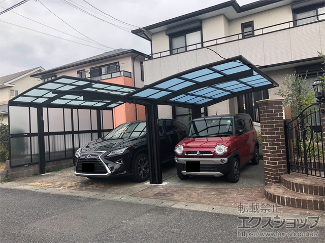 福岡県北九州市ののカーポート レイナポートグラン Y合掌　積雪〜20cm対応 施工例