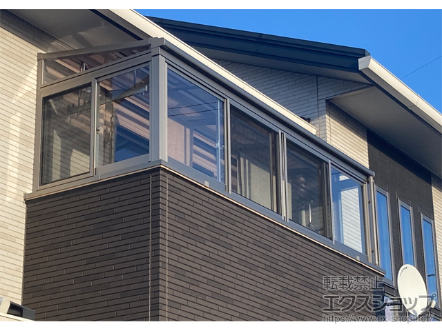 岩手県陸前高田市のの サニージュ F型 造り付けバルコニー納まり ランマ無 積雪〜20cm対応 施工例