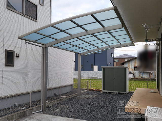 岡山県倉敷市ののカーポート レイナポートグラン　積雪〜20cm対応 施工例