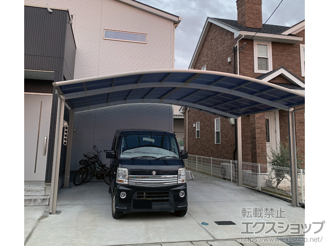 奈良県桜井市ののカーポート レイナツインポートグラン　積雪〜20cm対応 施工例