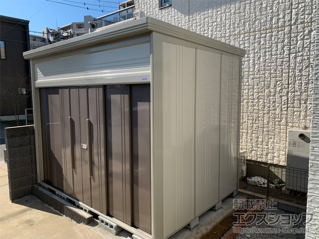 千葉県松戸市のの物置・屋外倉庫 Mr.トールマンダンディ 一般型 結露減少型 3232×2290×2570 JN-Z3222-B 施工例