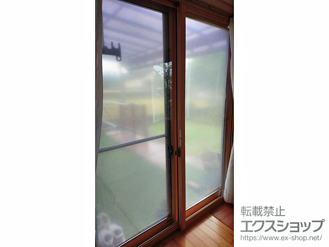 長野県長野市のの二重窓（内窓） インプラス 引違い窓 2枚建 施工例