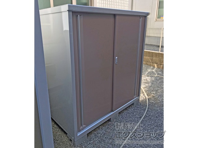 埼玉県上尾市のの物置・屋外倉庫 シンプリー 一般型 1520×905×1603 MJX-159D-AR 施工例