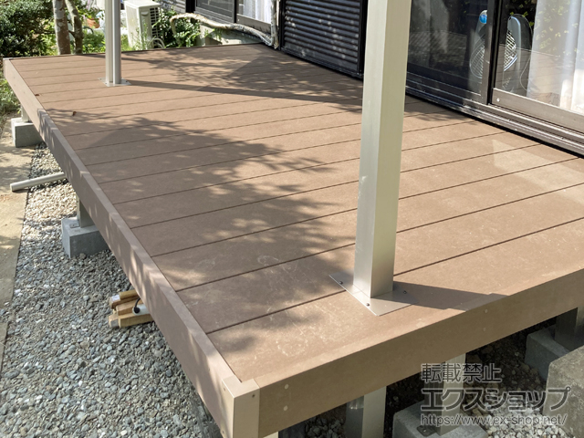 兵庫県三田市ののウッドデッキ リウッドデッキ 200 施工例