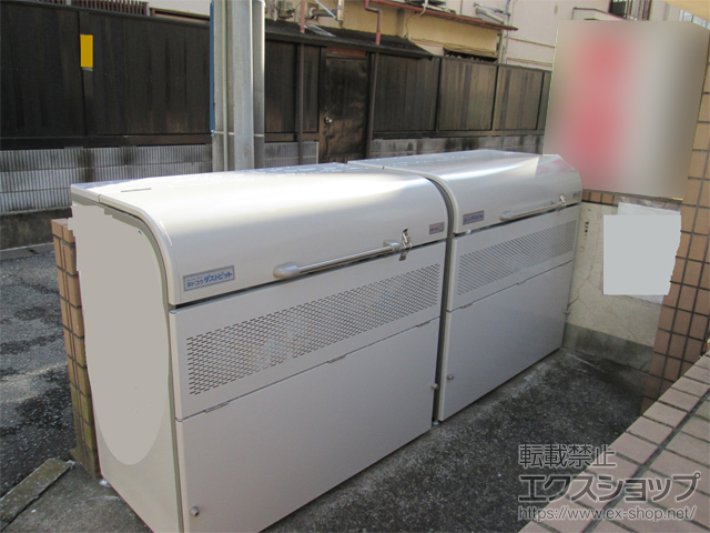 神奈川県川崎市ののゴミステーション ダストピット Uタイプ DPUB-800 800L 施工例