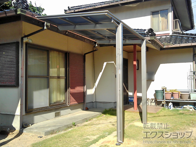 山口県山陽小野田市ののサイクルポート・駐輪場 フーゴFミニ (フラットスタイル) 積雪〜20cm対応 施工例