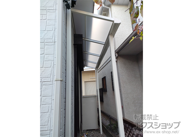 東京都足立区ののテラス屋根 ソラリア F型 テラスタイプ 単体 積雪〜20cm対応 施工例