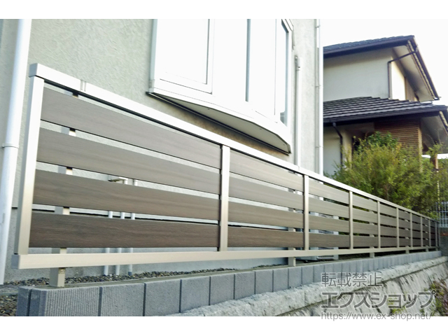 千葉県木更津市ののフェンス・柵 モクハイフェンス※在庫セール対象※ 施工例