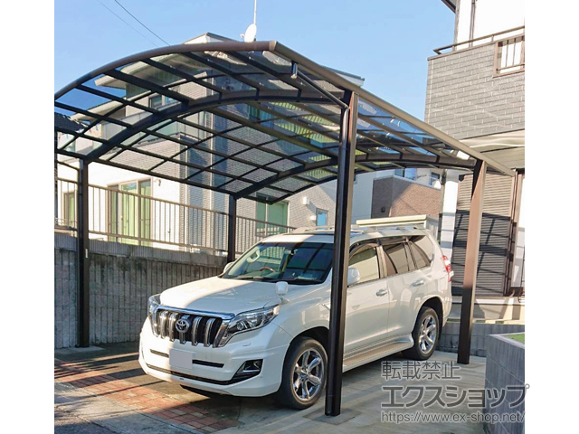 茨城県常陸太田市ののカーポート レイナツインポートグラン　積雪〜20cm対応 施工例