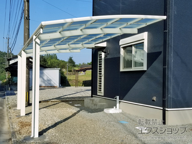 熊本県球磨郡山江村ののカーポート レイナポートグラン 延長　積雪〜20cm対応 施工例
