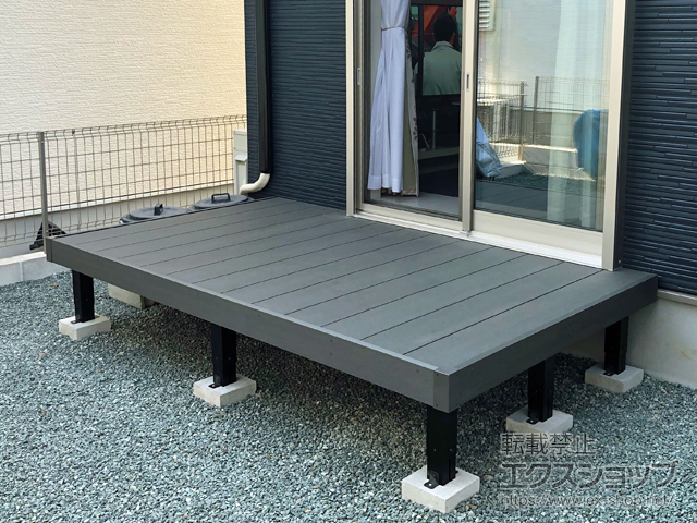 熊本県熊本市ののウッドデッキ リウッドデッキ 200 施工例