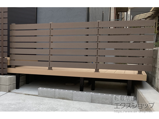 大阪府河内長野市ののウッドデッキ リウッドデッキ 200 施工例