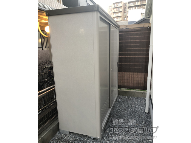 千葉県柏市のの物置・屋外倉庫 エポミニ 断熱構造 1800×750×1910 YMEM-1807H-GB 施工例