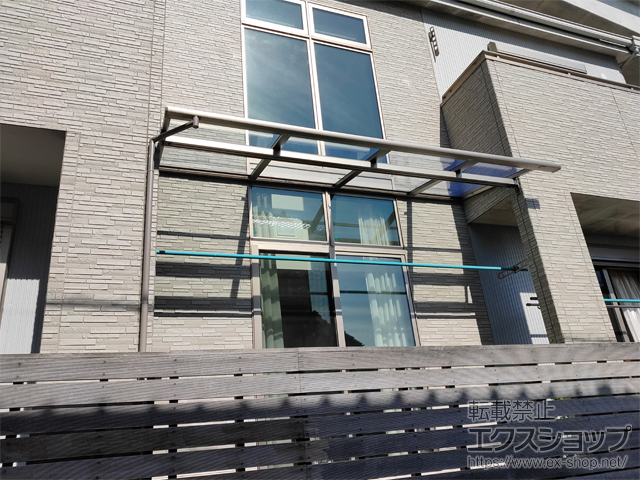 熊本県熊本市ののテラス屋根 スピーネ F型 テラスタイプ 単体 積雪〜20cm対応 施工例