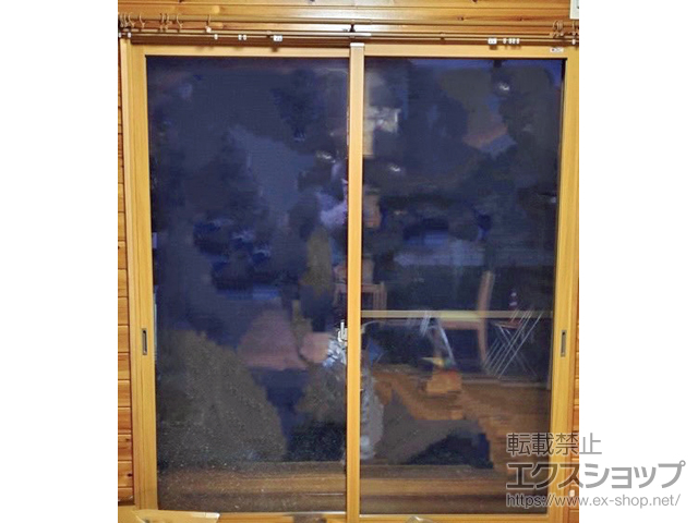 大分県由布市のの玄関ドア、二重窓（内窓） インプラス 引違い窓 2枚建 施工例