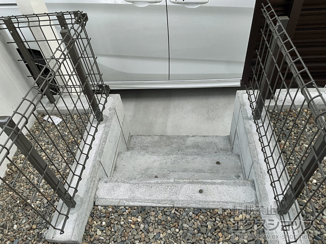 大分県速見郡日出町ののフェンス・柵 ハイグリッドフェンスUF8型 フリーポールタイプ 施工例