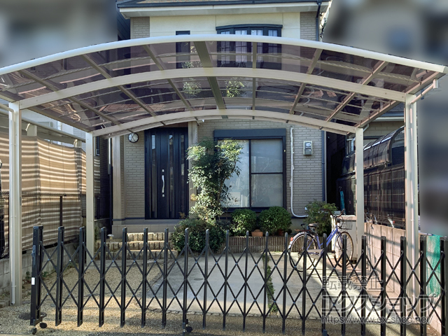 大阪府堺市ののカーポート レイナツインポートグラン　積雪〜20cm対応 施工例