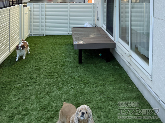 福島県二本松市ののウッドデッキ マージウッドデッキ 施工例